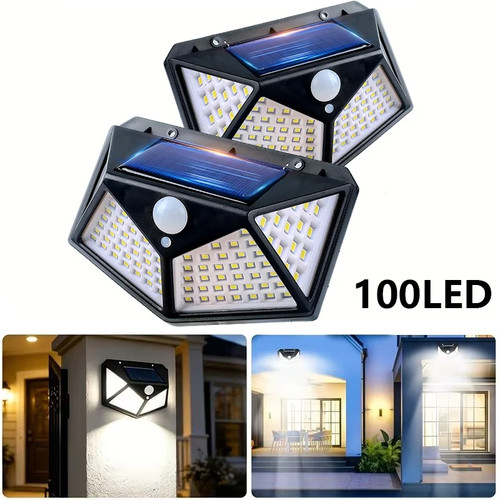 100 led solar flood lights - 100,