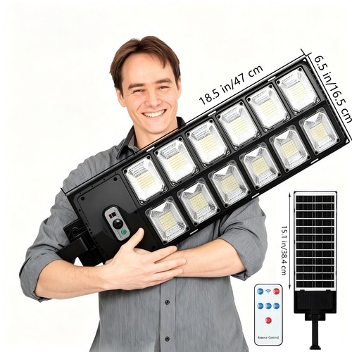 Commercial solar street lights - street,