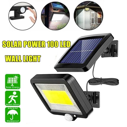 Solar power led pir motion - power,