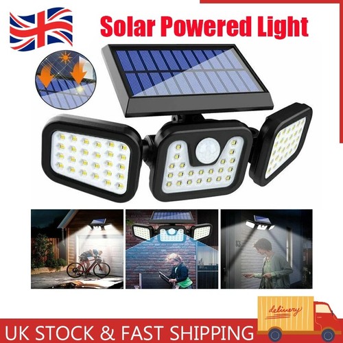 Head led solar powered - 3-head,