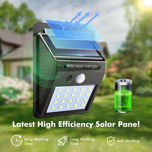 Outdoor solar security wall - solar,