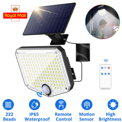 Solar power led - led, pir