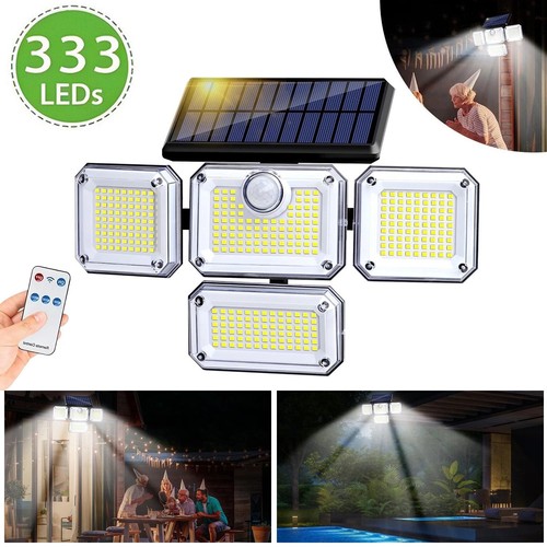 333 led solar motion sensor - led,