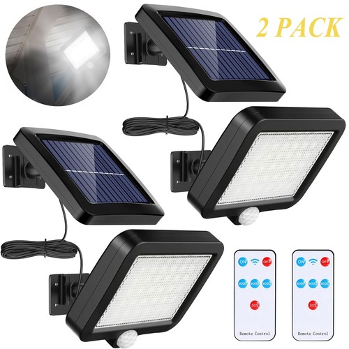 2pack led solar pir - led, motion