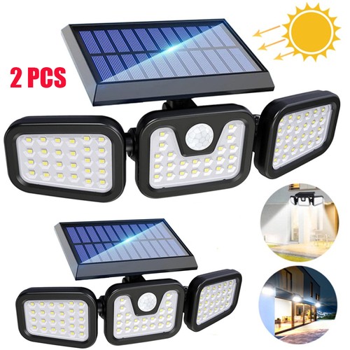 Head led solar powered - 3-head, 74