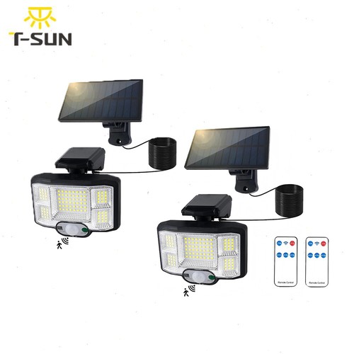 2pcs led solar wall - solar,