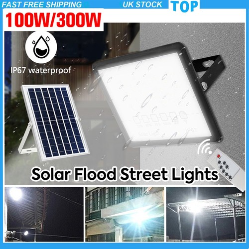 Bright led solar flood light - bright,