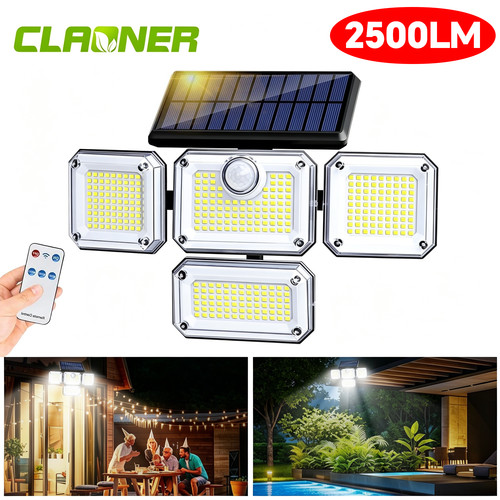 Head led solar motion - head, sensor