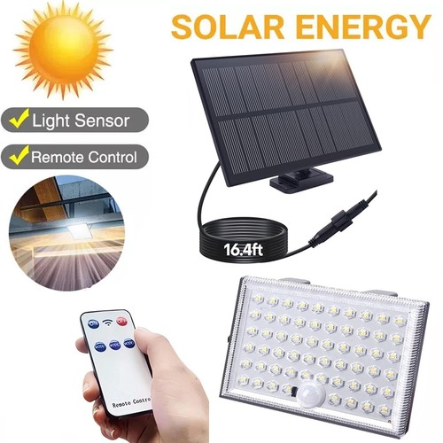 Led solar flood light - dusk, to