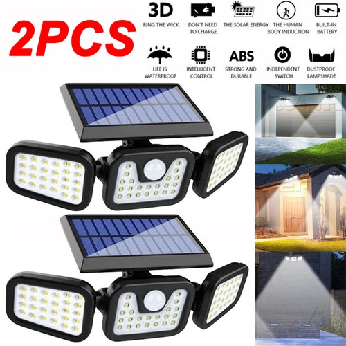 Head led solar powered - 3-head,