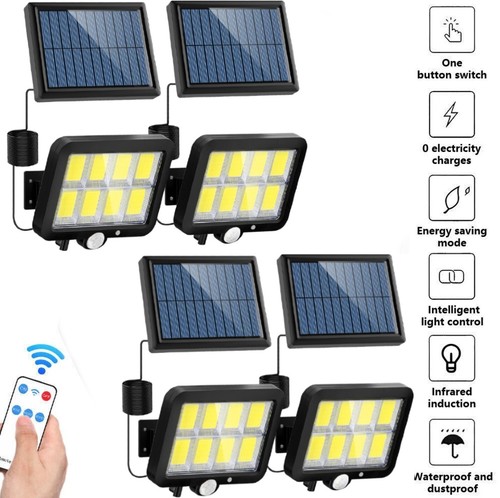 4pack solar power led pir - power,