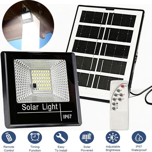 Led solar flood light - light, dusk